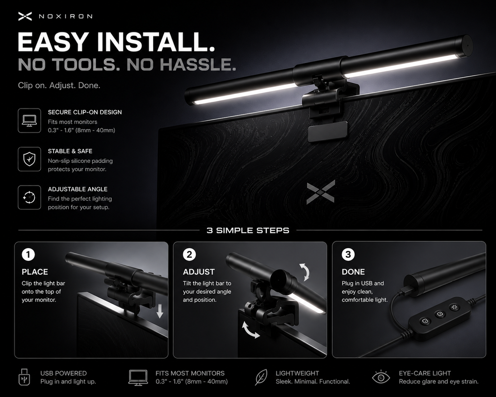 NOX EDGE™ Monitor Light Bar