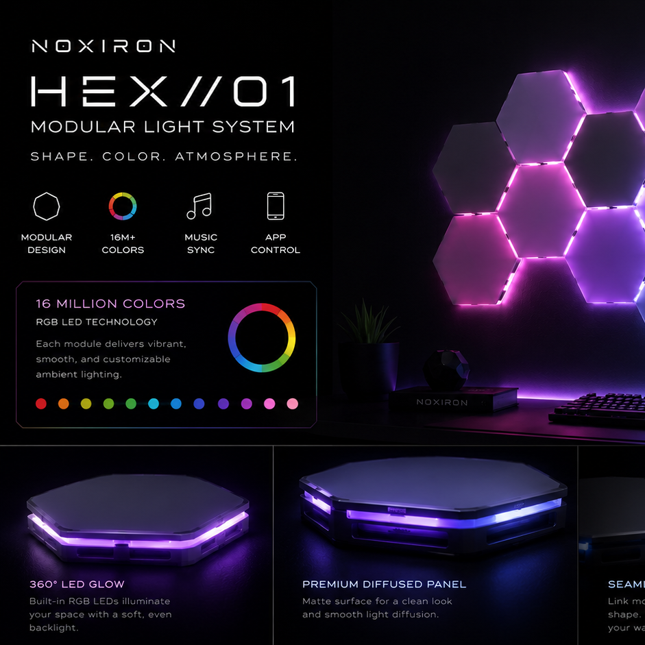 NOX HEX™ Smart Light Panels